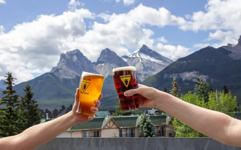 drinks grizzly paw brewing company canmore 768x480