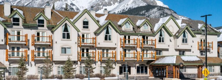 exterior the rundlestone lodge canmore 768x280