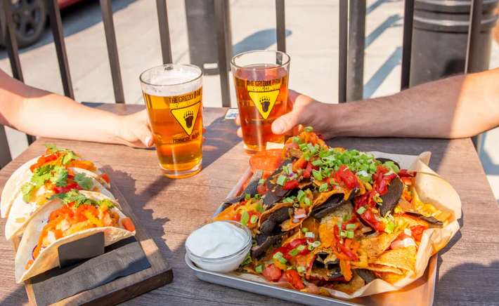 food grizzly paw brewing company canmore