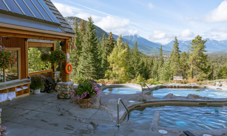 hot pool hidden ridge resort canmore 768x462