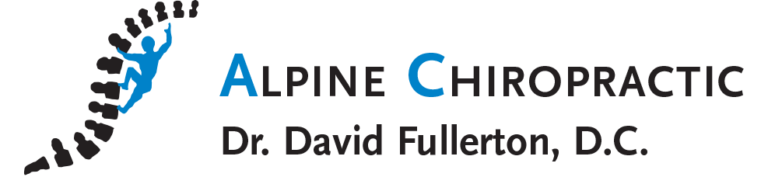 logo alpine chiropractic canmore 768x184