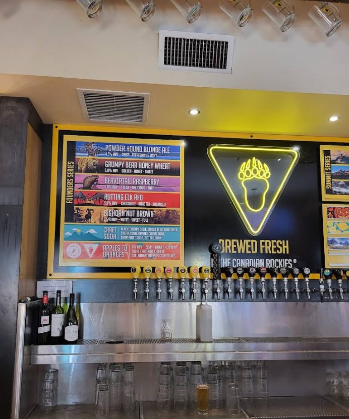 the grizzly paw pub bar