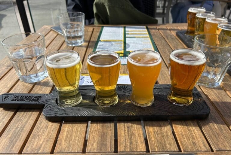 the grizzly paw pub beers 768x516