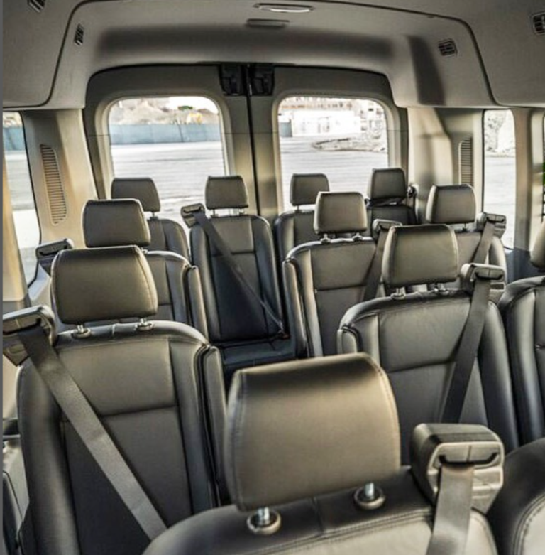 van interior rocky mountain limousine company canmore 1 768x781