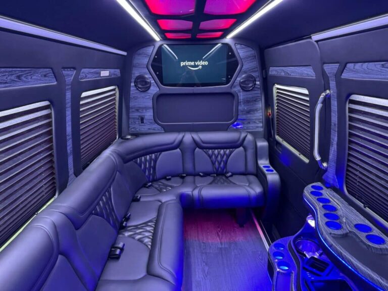 limo interior mountain limousine tours canmore 768x576