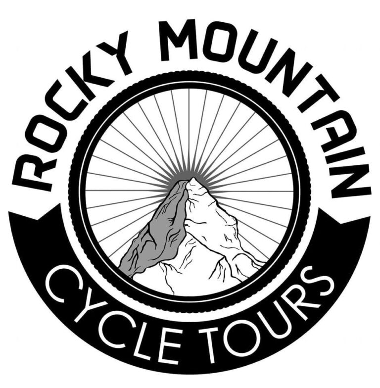 logo rocky mountain cycle tours canmore 768x784