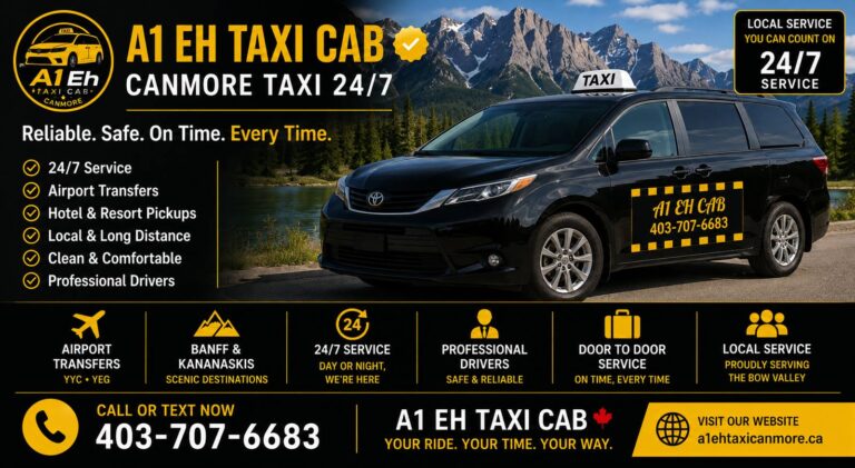 Kananaskis Taxi & Tours – A1 EH Taxi Cab